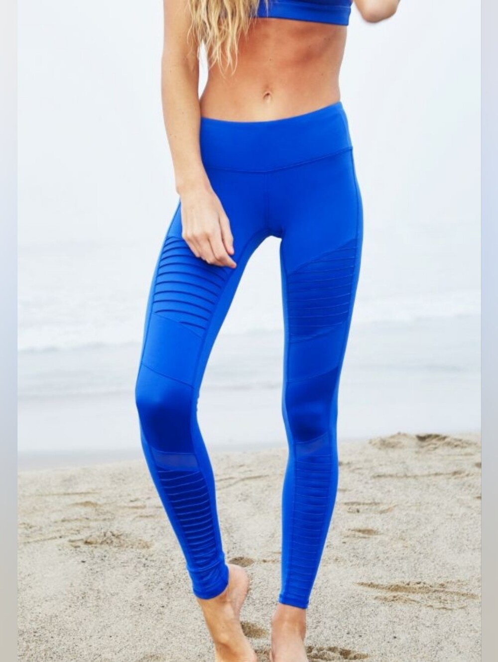 ALO YOGA Mesh Moto Legging Women Size XS Activewear Athletic Colorful